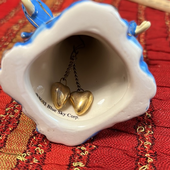 Blue Sky Angel Mother Ornament Bell EUC - Picture 3 of 4